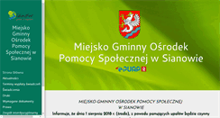 Desktop Screenshot of mgops.sianow.pl