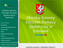 Tablet Screenshot of mgops.sianow.pl